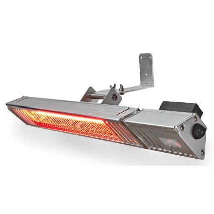 Élément chauffant électrique extérieur 2000 W/230 V IP65 + Télécommande