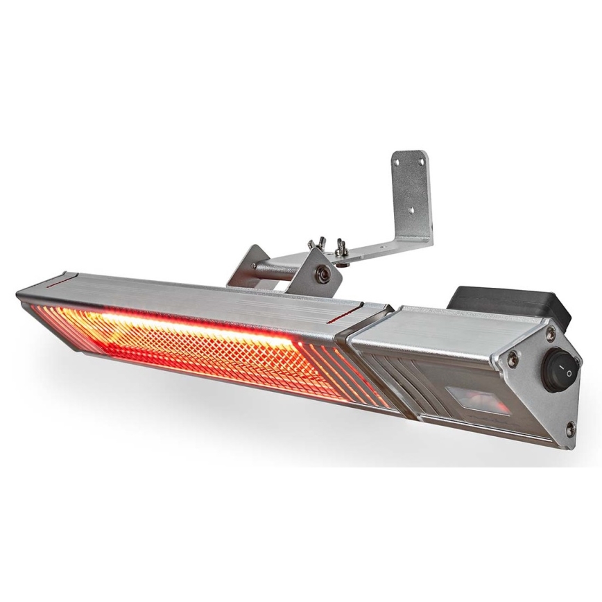 Élément chauffant électrique extérieur 2000 W/230 V IP65 + Télécommande