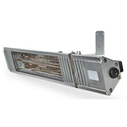 Élément chauffant électrique extérieur 2000 W/230 V IP65 + Télécommande