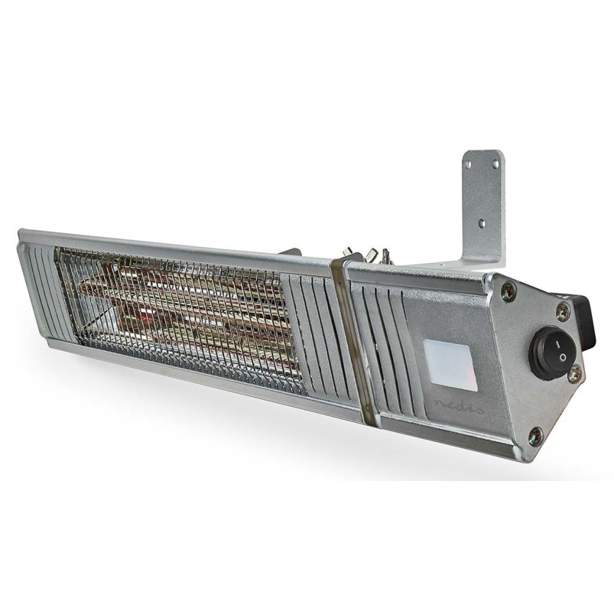 Élément chauffant électrique extérieur 2000 W/230 V IP65 + Télécommande