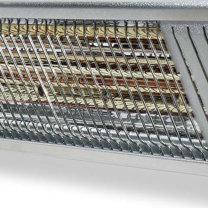 Élément chauffant électrique extérieur 2000 W/230 V IP65 + Télécommande