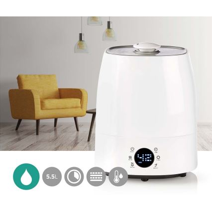 Humidificateur avec LED écran 5,5 l 110W/230V