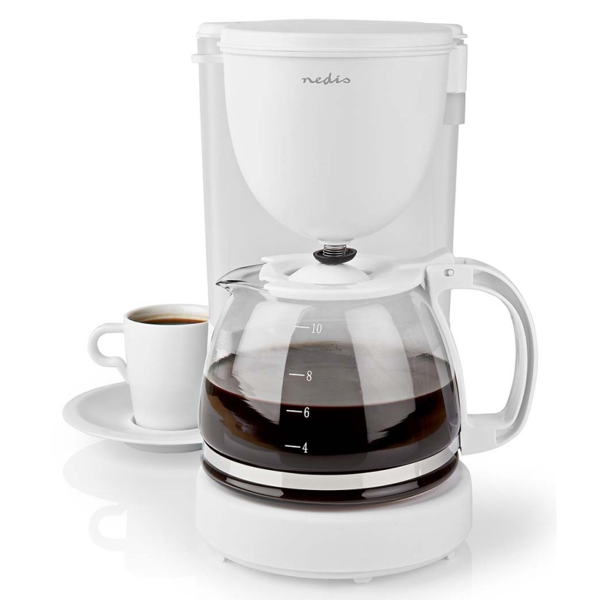 Cafetière à filtre 1,25 l avec fonction de maintien de la température blanc