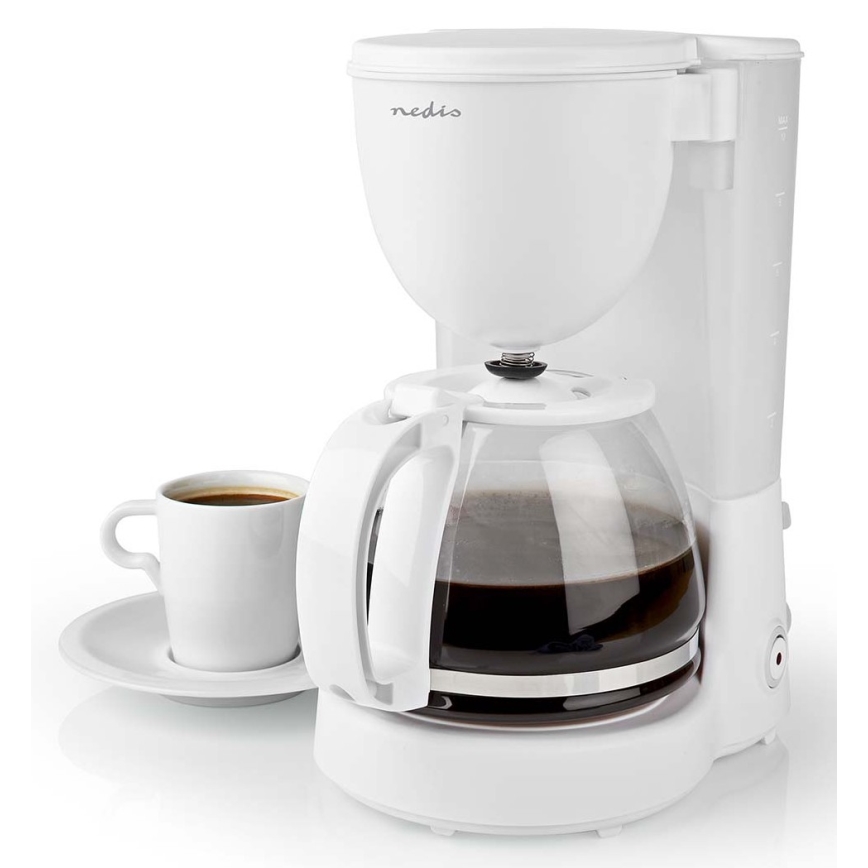 Cafetière à filtre 1,25 l avec fonction de maintien de la température blanc