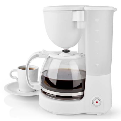 Cafetière à filtre 1,25 l avec fonction de maintien de la température blanc