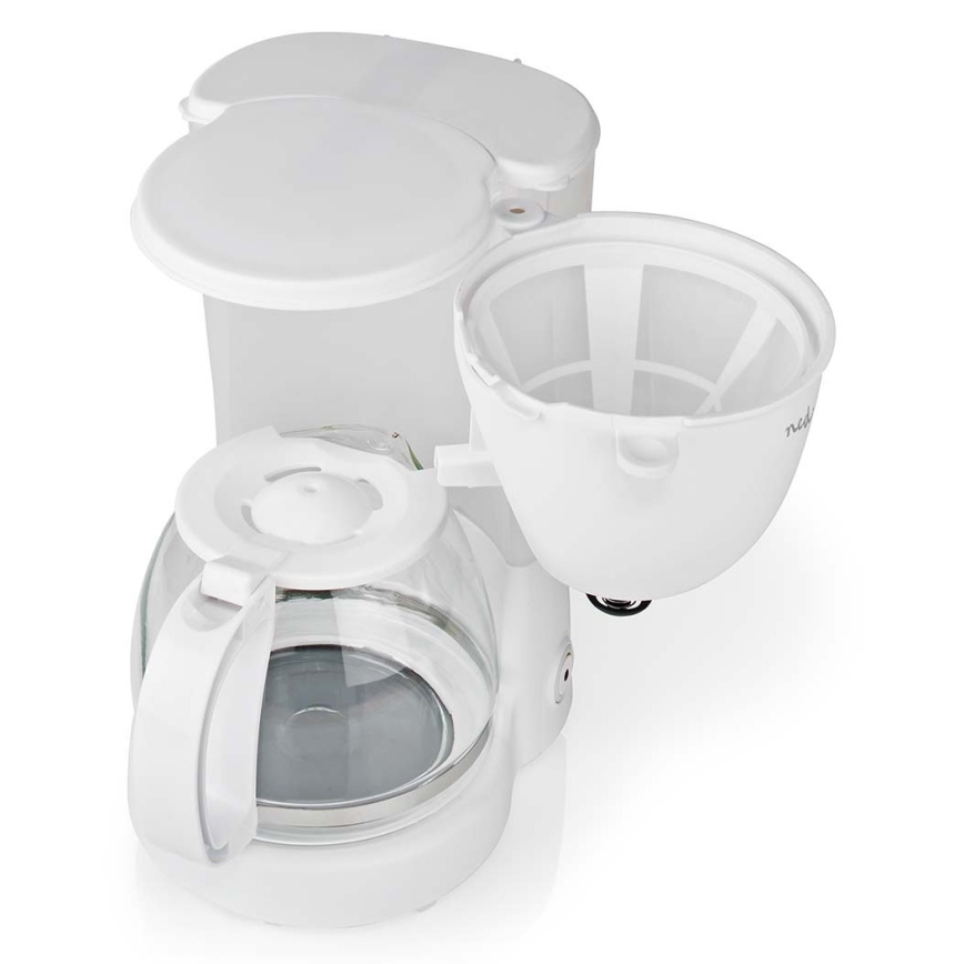 Cafetière à filtre 1,25 l avec fonction de maintien de la température blanc