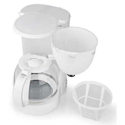 Cafetière à filtre 1,25 l avec fonction de maintien de la température blanc