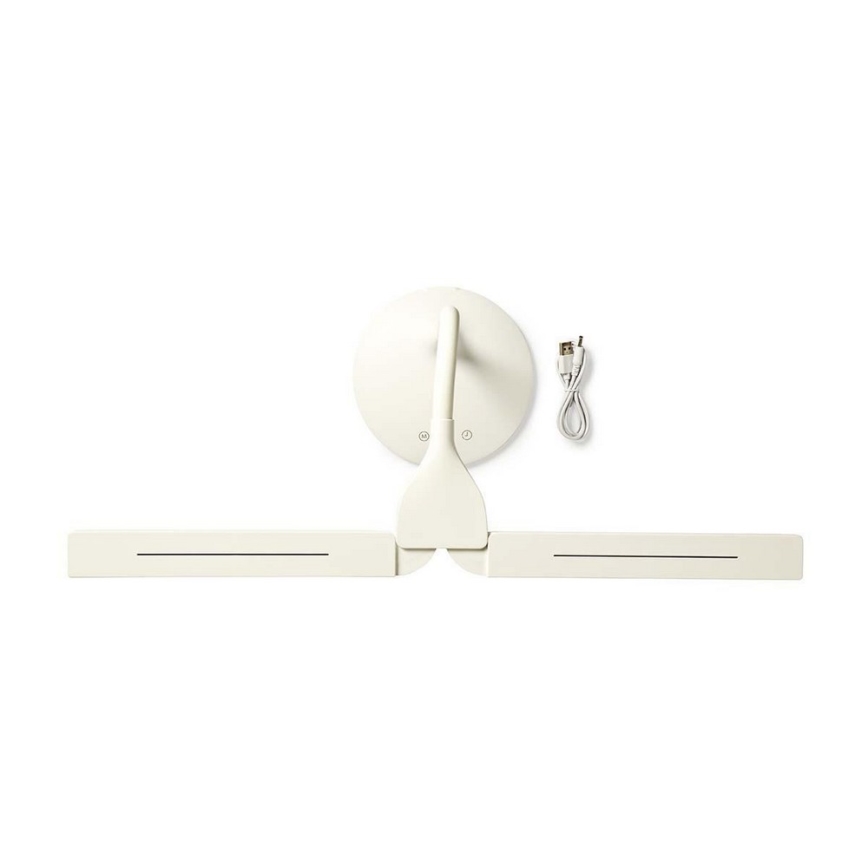 Lampe de table à intensité variable LED/6W/5V 2200 mAh blanc
