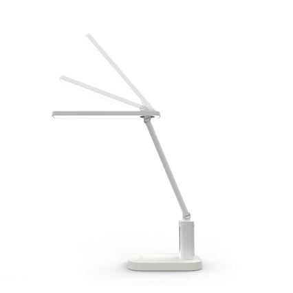 Lampe de table tactile rechargeable à intensité variable avec écran — 7,5 W LED / 1200 mAh / 3000/4000/5700 K / IRC 90 — blanc