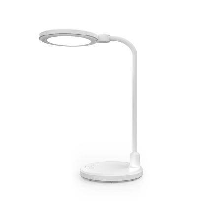 Lampe LED tactile rechargeable dimmable avec miroir LED/6W/1200 mAh 3000/4000/5700K IRC 90 blanche