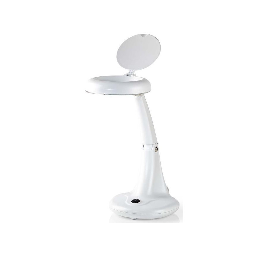 Lampe de table avec loupe T4/12W/230V 6500K