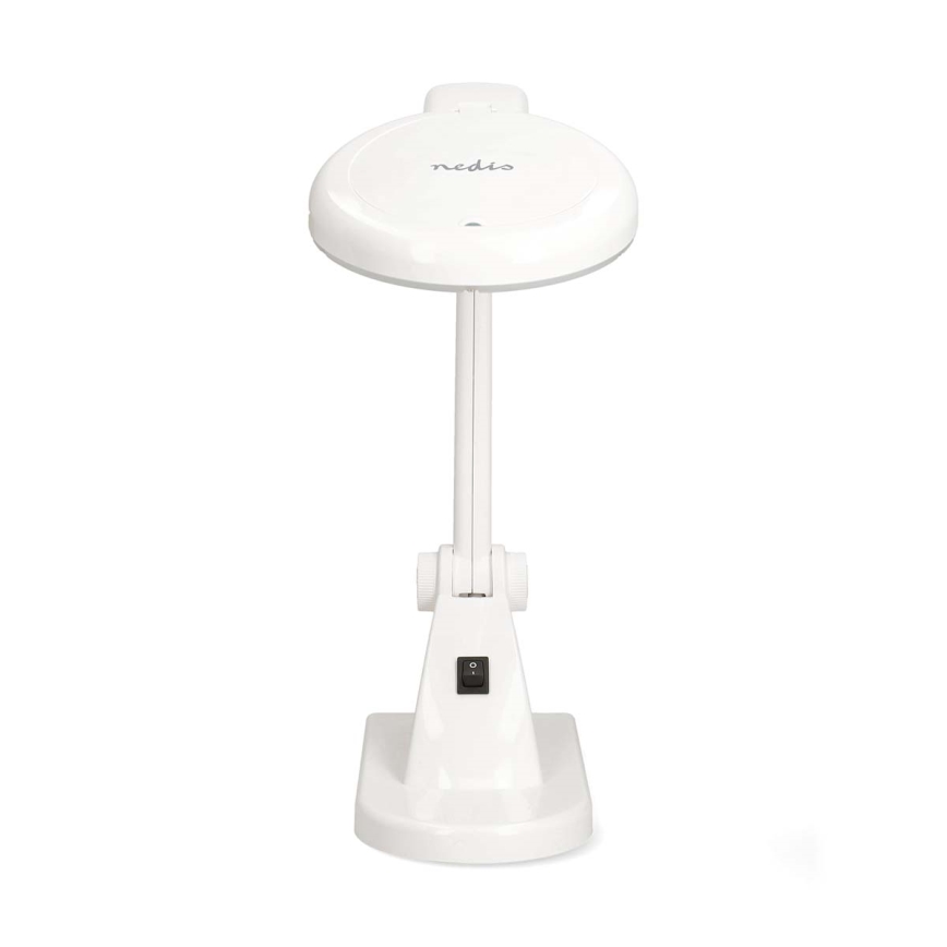 Lampe de bureau LED avec loupe LED/6W/230V blanche