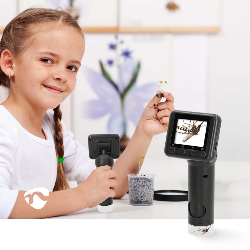 Caméra numérique microscopique rechargeable 1080p 30fps 48MP 1000 mAh