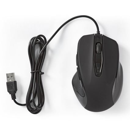 Souris de gaming 800/1200/2400/3200 DPI noire