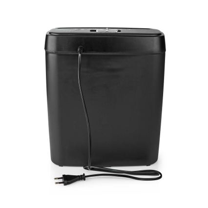 Déchiqueteuse de papier A4, capacité 10 L, 230 V, noire