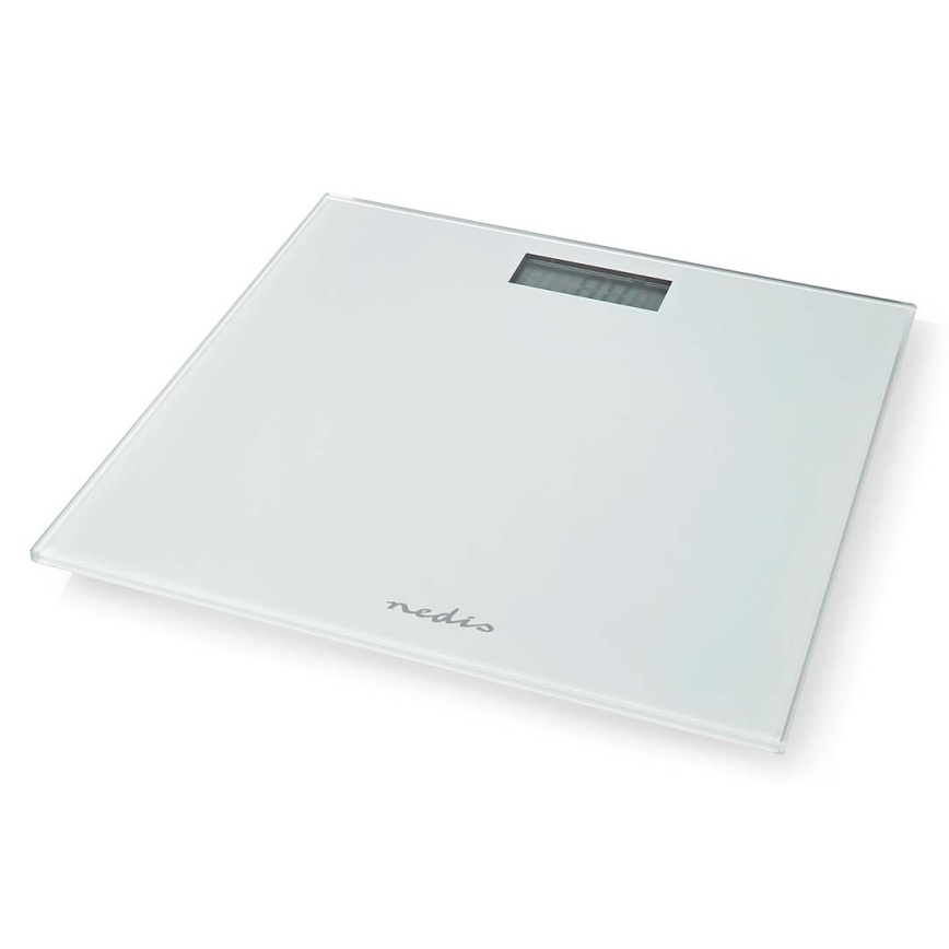 Pèse-personne numérique 1xCR2032 blanc