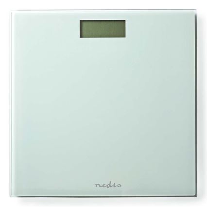 Pèse-personne numérique 1xCR2032 blanc