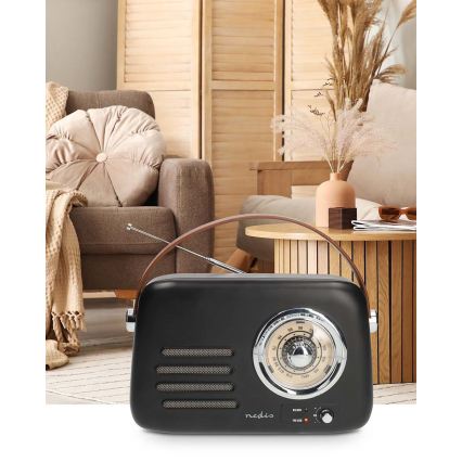 Radio FM rétro 3W/5V 1500 mAh