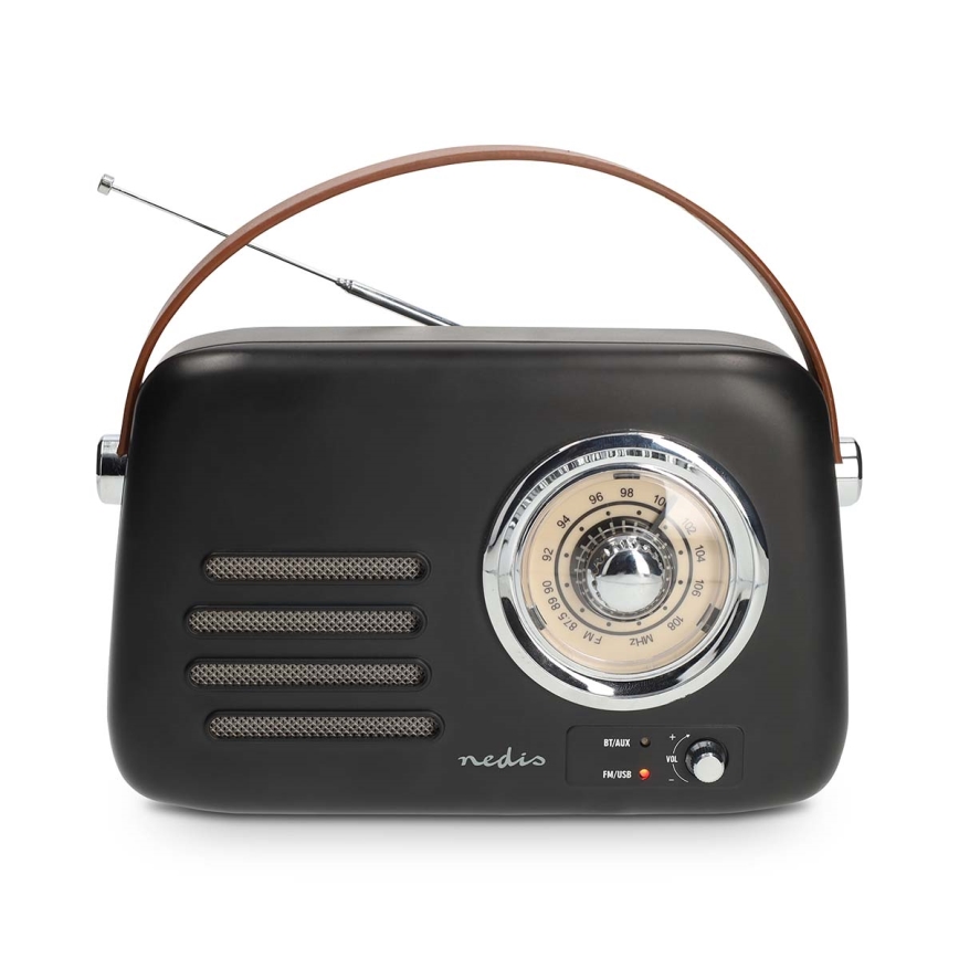 Radio FM rétro 3W/5V 1500 mAh