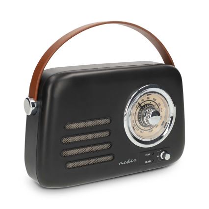 Radio FM rétro 3W/5V 1500 mAh