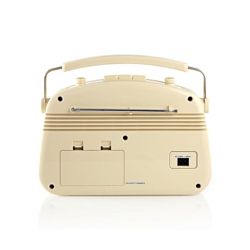 Radio FM 4,5W/230V beige