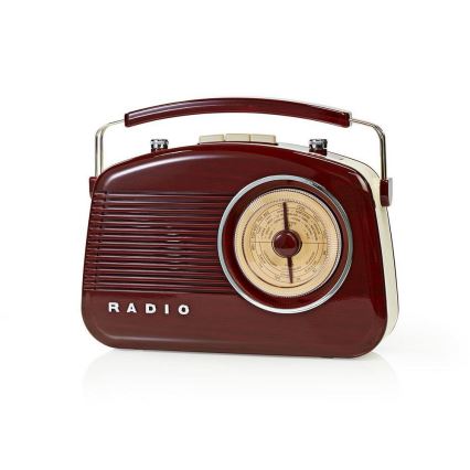 Radio FM 4,5W/230V marron