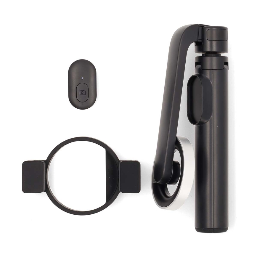 Perche à selfie magnétique pliable 2en1 avec un support + télécommande