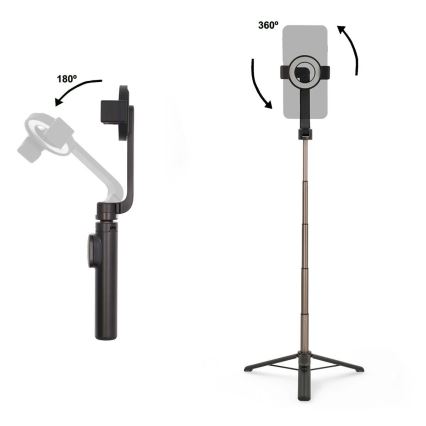 Perche selfie pliable magnétique 2 en 1 avec trépied + télécommande