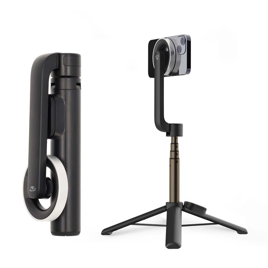 Perche selfie pliable magnétique 2 en 1 avec trépied + télécommande