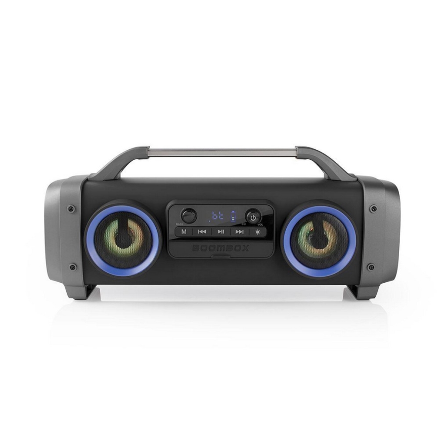 Lecteur de musique avec effets lumineux LED/Bluetooth/FM/USB