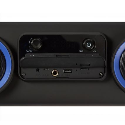 Lecteur de musique avec effets lumineux LED/Bluetooth/FM/USB