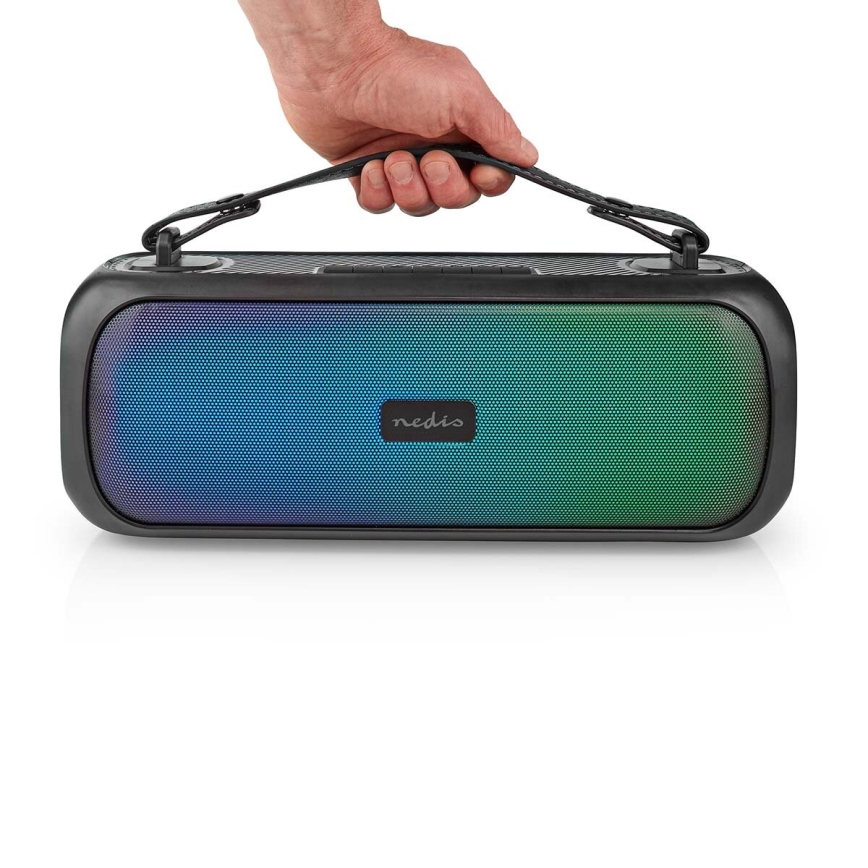Enceinte rechargeable LED RGB 45W/3000 mAh IPX5
