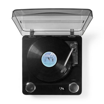 Gramophone avec connexion bluetooth 2x9W + cache anti-poussière