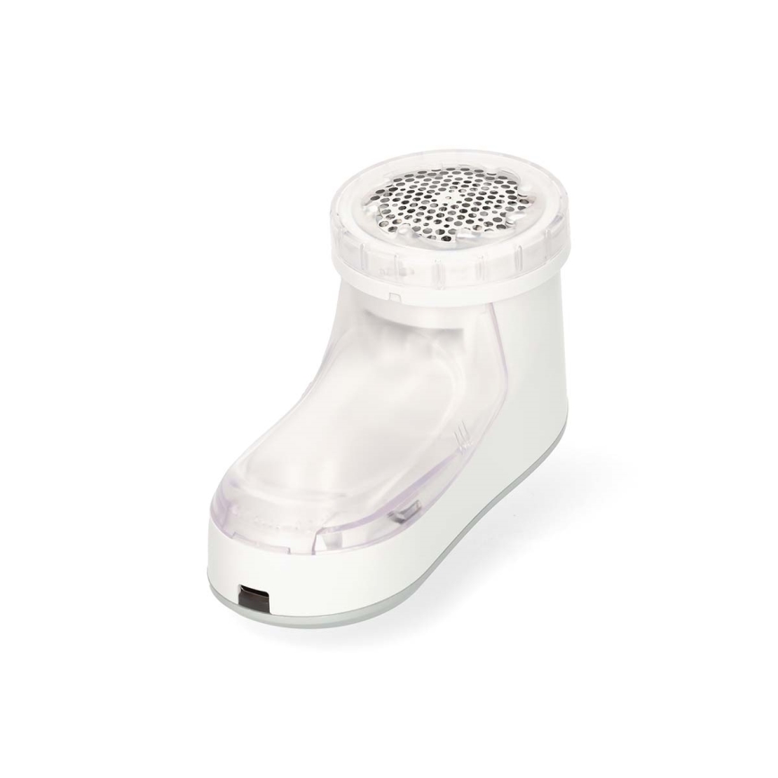 Anti-bouloches rechargeable 500 mAh blanc