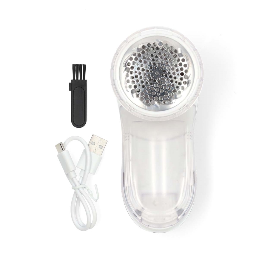 Anti-bouloches rechargeable 500 mAh blanc