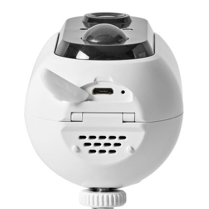 Nedis WIFICBO20WT- Caméra connectée extérieure avec un détecteur PIR SmartLife 1080p  5V/5200mAh Wi-Fi IP65