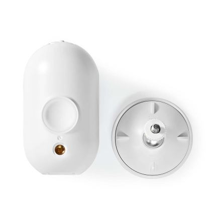 Nedis WIFICBO20WT- Caméra connectée extérieure avec un détecteur PIR SmartLife 1080p  5V/5200mAh Wi-Fi IP65