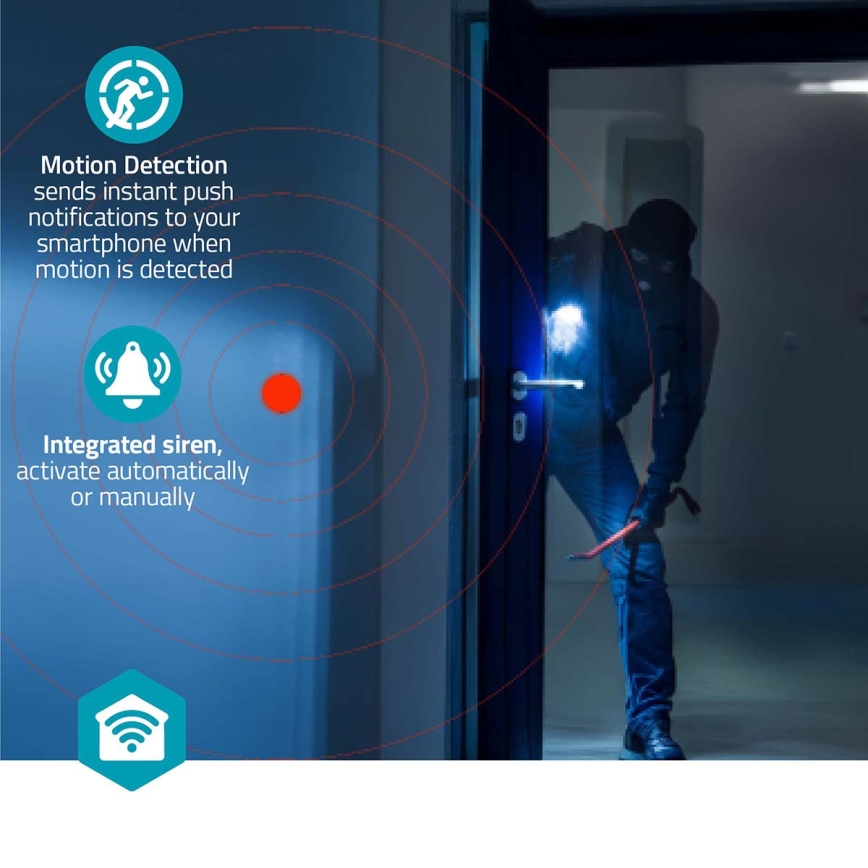 Caméra intelligente Smartlife 5V 3MP Full HD 1296p Wi-Fi Tuya