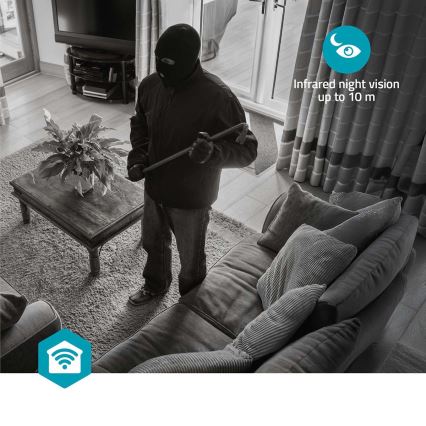 Caméra intelligente Smartlife 5V 3MP Full HD 1296p Wi-Fi Tuya