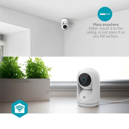 Caméra intelligente Smartlife 5V 3MP Full HD 1296p Wi-Fi Tuya