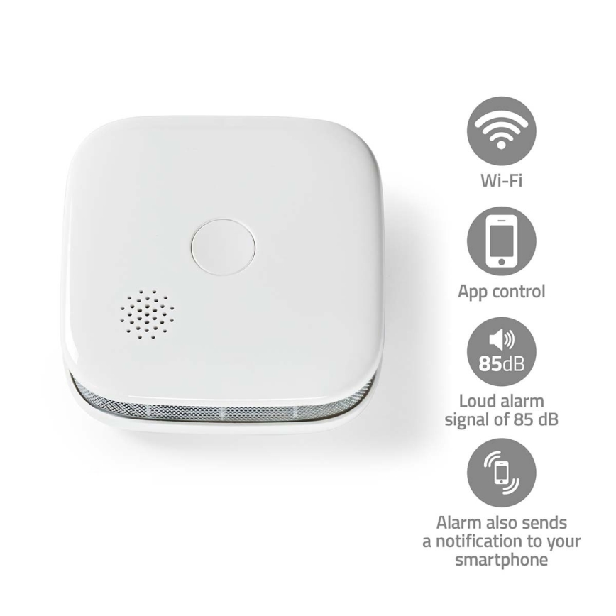 Détecteur de fumée SmartLife 3V/1xCR123A Wi-Fi Tuya