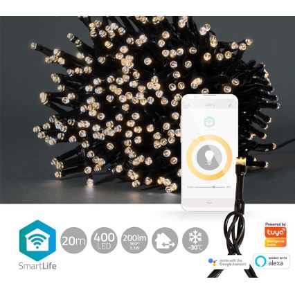 LED Guirlande de Noël 400xLED/8 fonctions 25m IP65 Wi-Fi Tuya blanc chaud