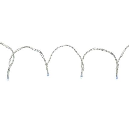 Rideau lumineux de Noël LED 200 LED / 11 fonctions, 6 m, IP65, Wi‑Fi Tuya, du blanc chaud au blanc froid