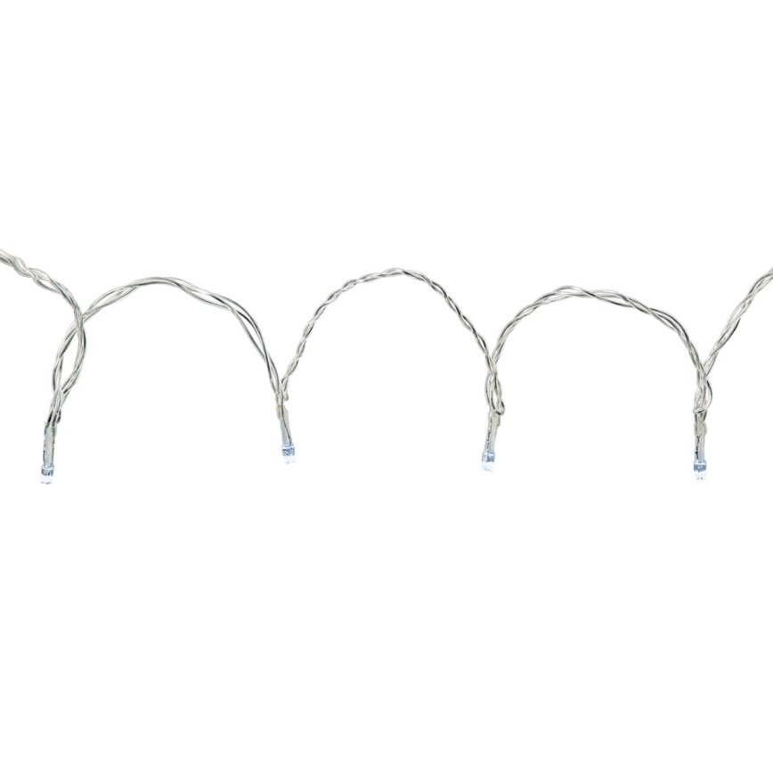 Rideau lumineux de Noël LED 200 LED / 11 fonctions, 6 m, IP65, Wi‑Fi Tuya, du blanc chaud au blanc froid