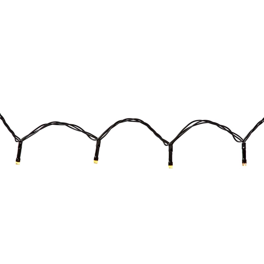 Rideau de Noël extérieur 200xLED/8 fonctions 10x2m IP65 Wi-Fi Tuya blanc chaud