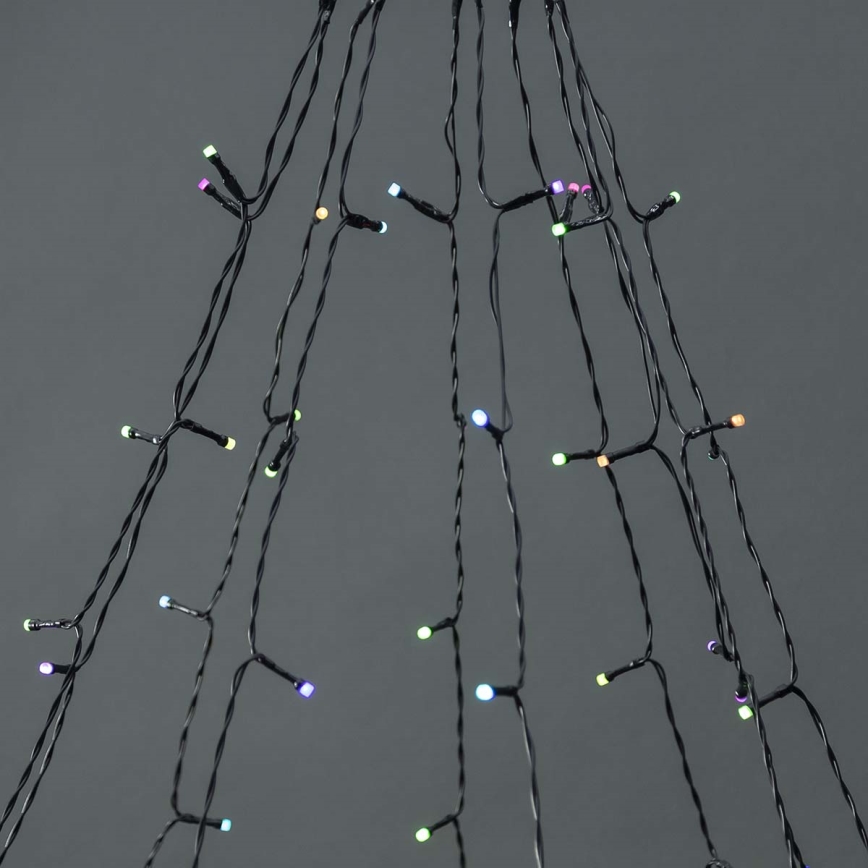 Rideau de Noël extérieur LED 200xLED/8 fonctions 10x2m IP65 Wi-Fi Tuya blanc chaud à froid