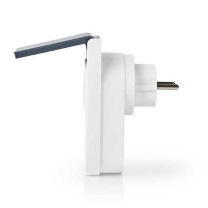 Nedis WIFIPO120FWT - Prise connectée extérieur 3680W/230V/Type F/16A Wi-Fi IP44