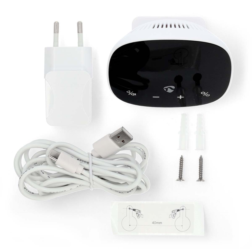Moniteur de qualité d'air connecté avec écran LED SmartLife Wi-Fi