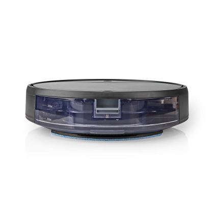 Aspirateur robot connecté avec une serpillère 28W/2500 mAh Wi-Fi noir + Télécommande