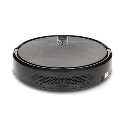 Aspirateur robot intelligent 2-en-1 (aspiration et lavage) SmartLife 2600 mAh Wi‑Fi compatible Tuya noir + télécommande